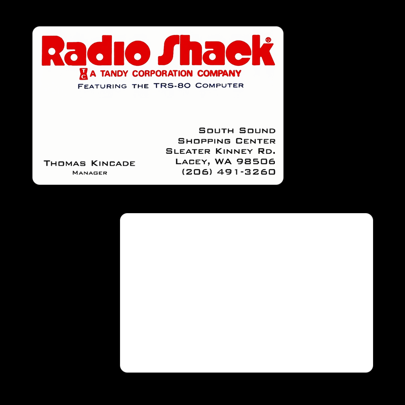 Radio Shack ID Card - Prop Replica