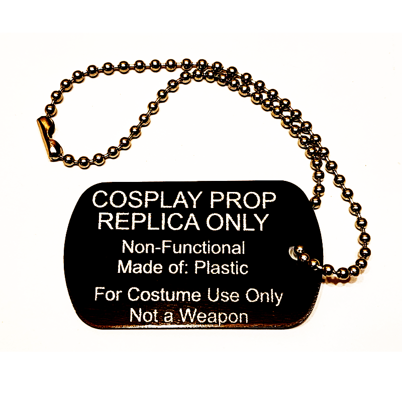 Cosplay Travel Tag - Prop Replica